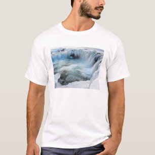 Camiseta Catarata Godafoss, invierno, Islandia 2