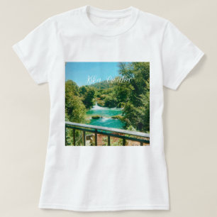 Camiseta Catarata Krka, Croacia Recuerdo de Viaje