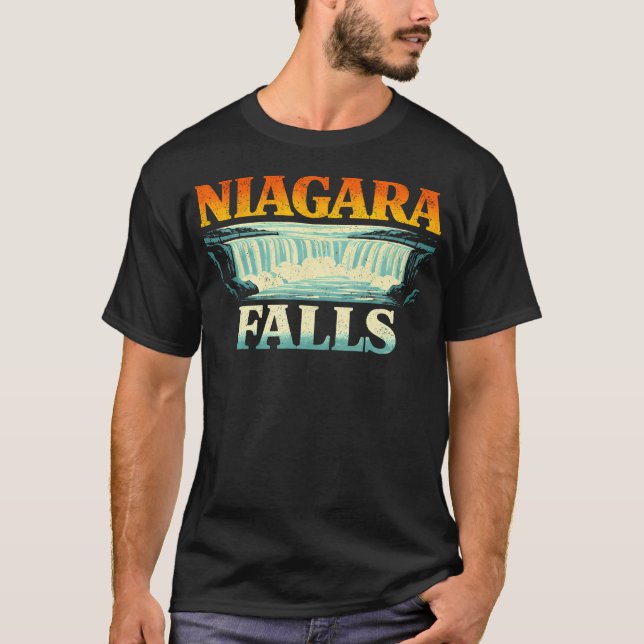 Camiseta Catarata Vintage Niagara Falls (Anverso)