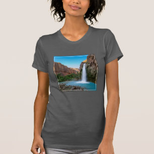 Camiseta Cataratas   Caídas de Havasu al atardecer