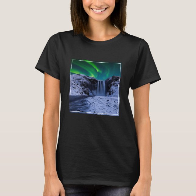 Camiseta Cataratas | Cascada Skógafoss (Anverso)