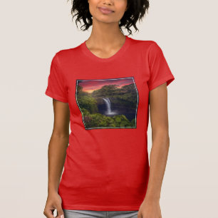 Camiseta Cataratas   Cataratas del arcoiris, Hilo, Hawaii