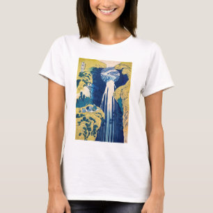 Camiseta Cataratas de Katsushika Hokusai - Amida