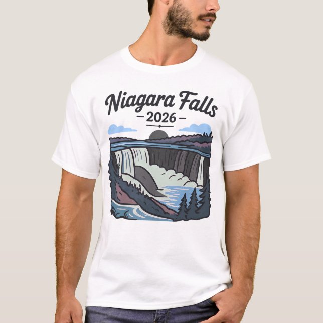 Camiseta Cataratas del Niágara Canadá (Anverso)