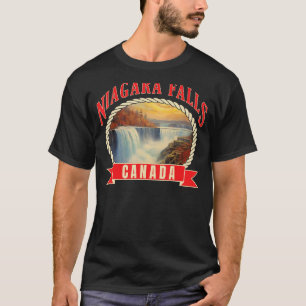 Camiseta Cataratas del Niágara Canadá Estados Unidos Río na