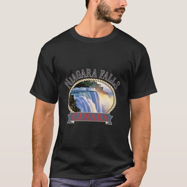 Camiseta Cataratas del Niágara Canadá Naturaleza de Estados (Anverso)