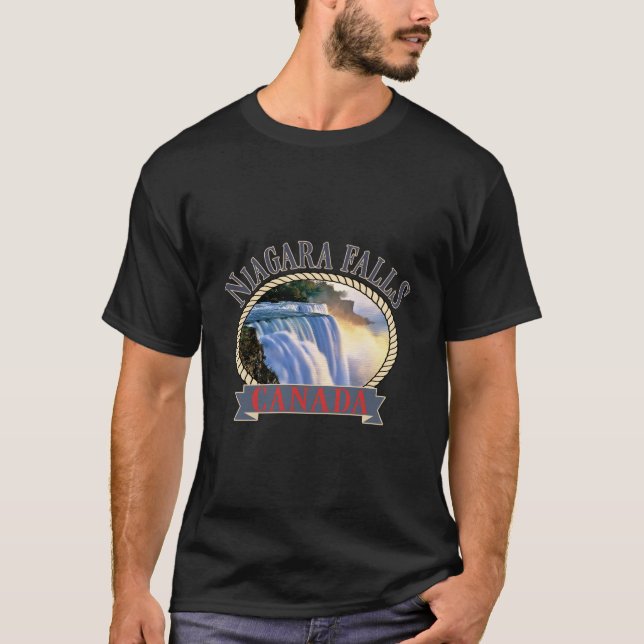 Camiseta Cataratas del Niágara Canadá Naturaleza de Estados (Anverso)