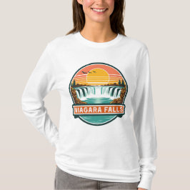Camiseta cataratas del niagara diseño retro canadá 