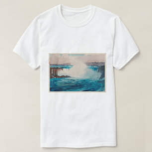 Camiseta Cataratas del Niágara, Hiroshi Yoshida, Woodcut