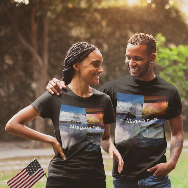 Camiseta Cataratas del Niágara Vistas Fotográficas de Nueva (Niagara Falls New York Unisex T-Shirt)