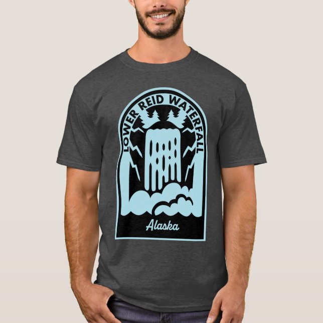 Camiseta Cataratas Lower Reid Alaska (Anverso)