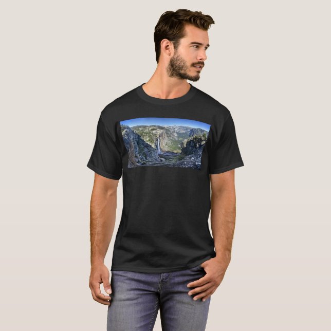 Camiseta Cataratas Yosemite de la Torre Eagle - Yosemite (Anverso completo)