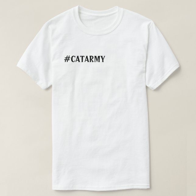 Camiseta #CATARMY Oficial @Catturd2 "En tu cara" SnarkT (Diseño del anverso)