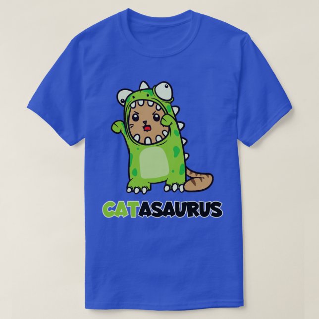 Camiseta Catasauro Cat Dino Costume Dinosaurio (Diseño del anverso)