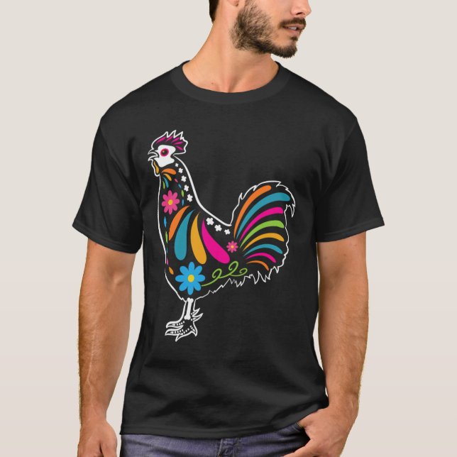 Camiseta Catastro de Cráneo de Azúcar Dia De Los Muertos Ha (Anverso)