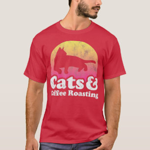 Camiseta Catastro de gato y café tostador