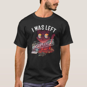 Camiseta Catástrofe de gato Me dejaron sin supervisión Gato