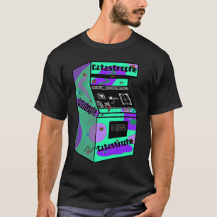 Camiseta Catástrofe del gabinete de la galería de gatos ret