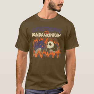 Camiseta Catástrofe vs Pandamonio por Tobe Fonseca
