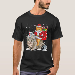 Camiseta Catástrofes de Santa Caticorn Unicorn Meowy