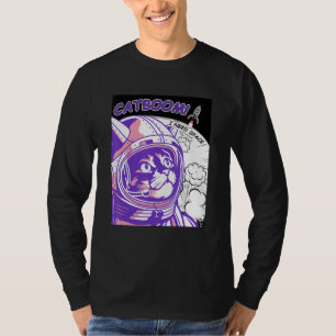 Camiseta CATBOOM necesito espacio Gato astronauta en traje