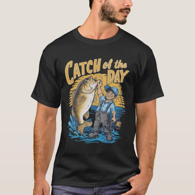 Camiseta Catch of the Day: Fisherman's Triumph (Anverso)