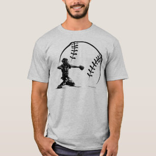 Camiseta Catcher del béisbol en acción
