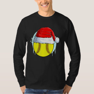 Camiseta Catcher Pitcher Chicas Navidades Softball Ball San