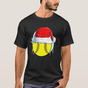 Camiseta Catcher Pitcher Chicas Navidades Softball Ball San