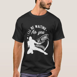 Camiseta Catcher Te Esperaré El Béisbol De Softball