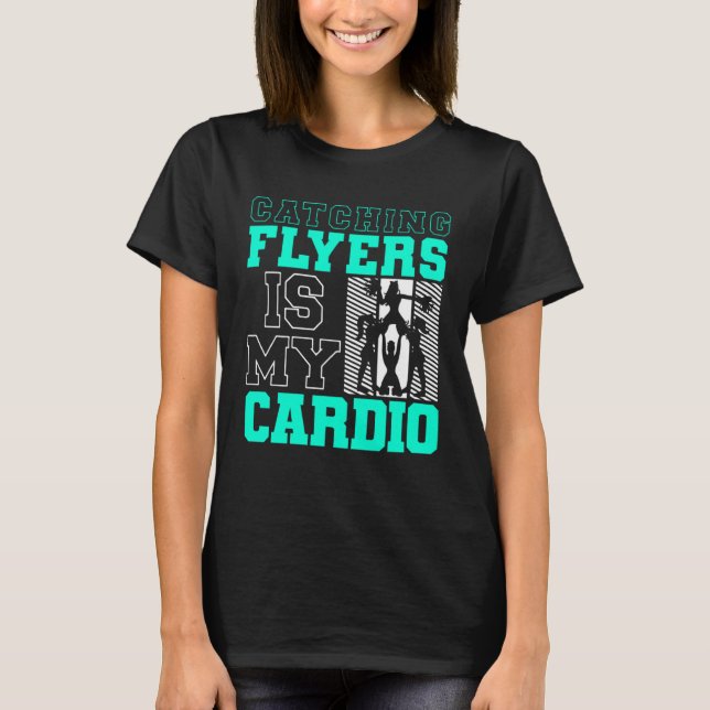 Camiseta Catching Flyers Is My Cardio Cheerleading Back Spo (Anverso)