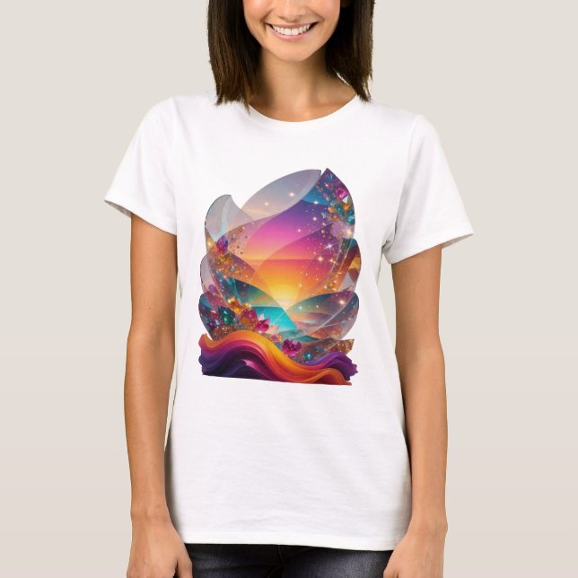 Camiseta Catchy Silver UNIVERSE Statement (Anverso)