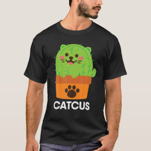 Camiseta Catcus Cactus Cat Cute Gracioso Gato Mamá Hallowee