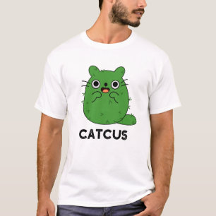 Camiseta Catcus Funny Cat Cactus Pun