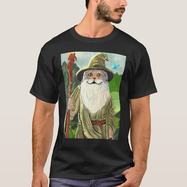 Camiseta Catdalf Shirt The Mountain Catdalf Cat Amantes A L (Anverso)