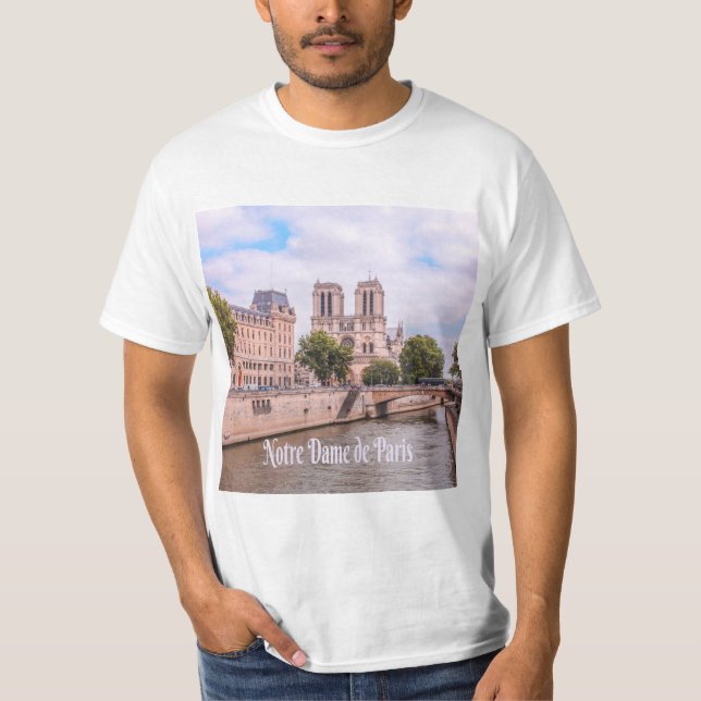 Camiseta Catedral Católica de Notre Dame de París (Anverso)