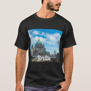 Camiseta Catedral de Berlín y torre de televisión en Berlín