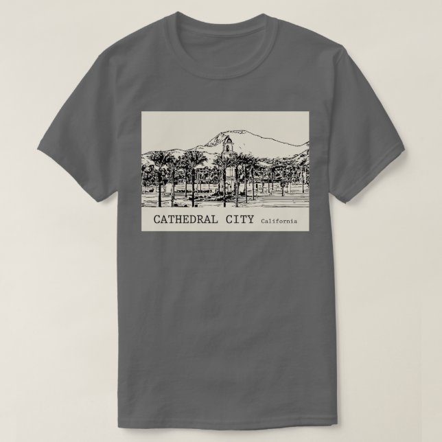 Camiseta Catedral de California TShirt 2 (Diseño del anverso)