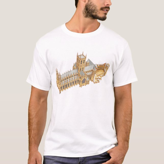 Camiseta Catedral de Cantorbery. Gran Bretaña (Anverso)