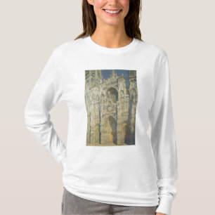 Camiseta Catedral de Claude Monet el Ruán en luz del sol