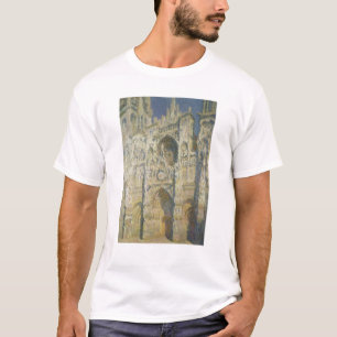 Camiseta Catedral de Claude Monet el   Ruán en luz del sol