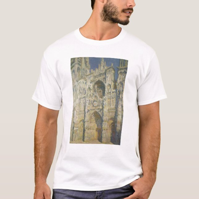 Camiseta Catedral de Claude Monet el | Ruán en luz del sol (Anverso)