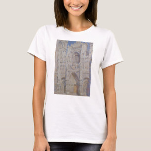 Camiseta Catedral de Claude Monet el   Ruán la luz del sol