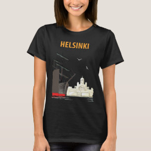 Camiseta Catedral de Helsinki Finlandia Viaje Blanco