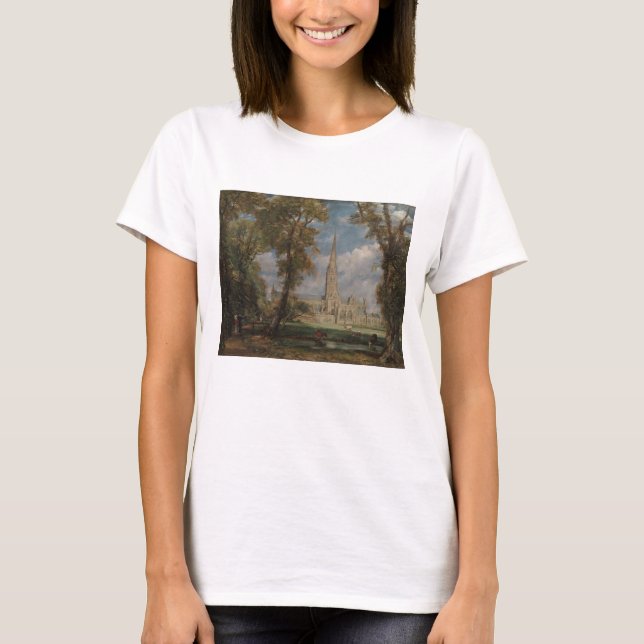 Camiseta Catedral de John Constable el | Salisbury del Bish (Anverso)
