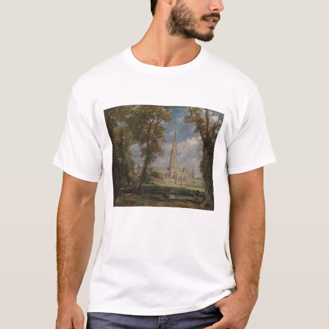 Camiseta Catedral de John Constable el | Salisbury del Bish (Anverso)