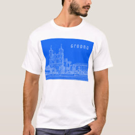 Camiseta Catedral de la Vista de la Ciudad de la Arquitectu