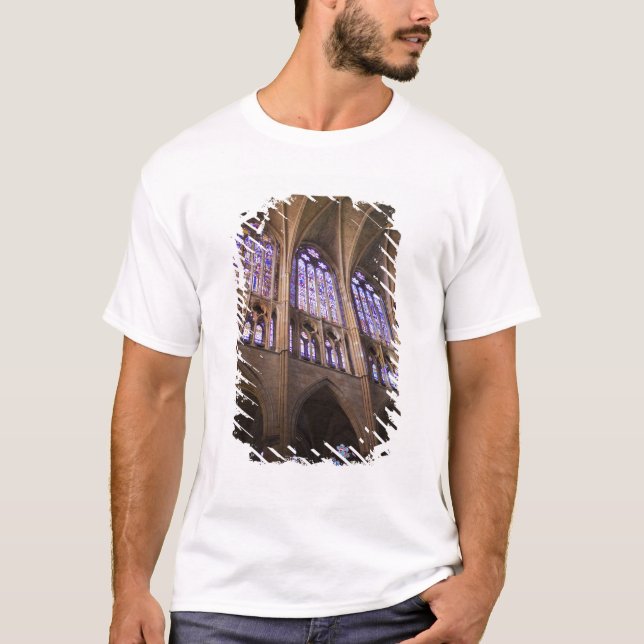 Camiseta Catedral de León, vidrieras interiores (Anverso)