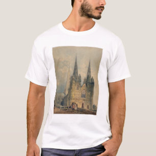 Camiseta Catedral de Lichfield, Staffordshire, 1794 (w/c
