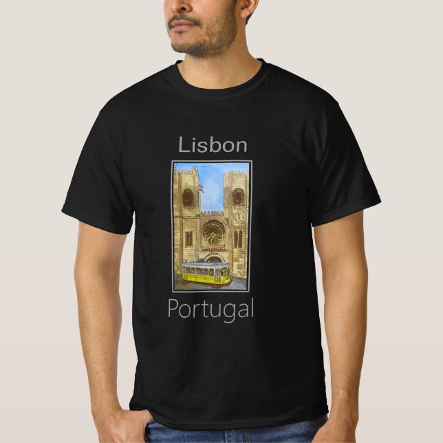 Camiseta Catedral de Lisboa, Lisboa, Portugal (Anverso)